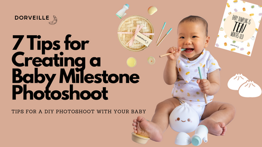 How to Create a Dim Sum Baby Milestone Photoshoot